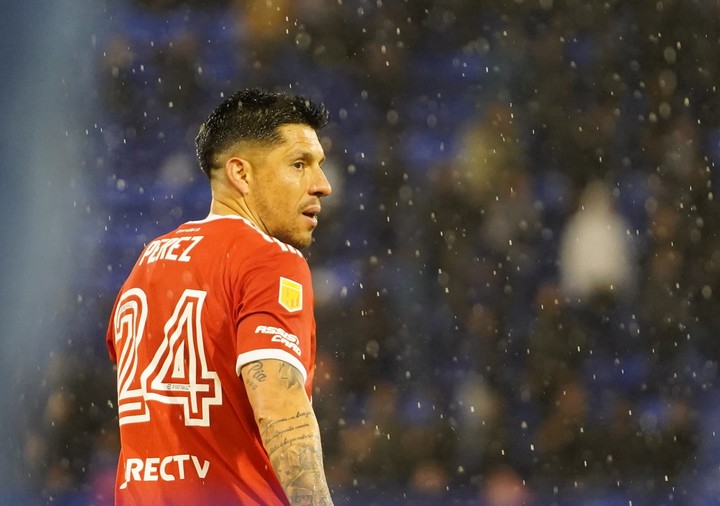 Enzo Pérez se fue de River enemistado con Demichelis. (Marcelo Carroll)