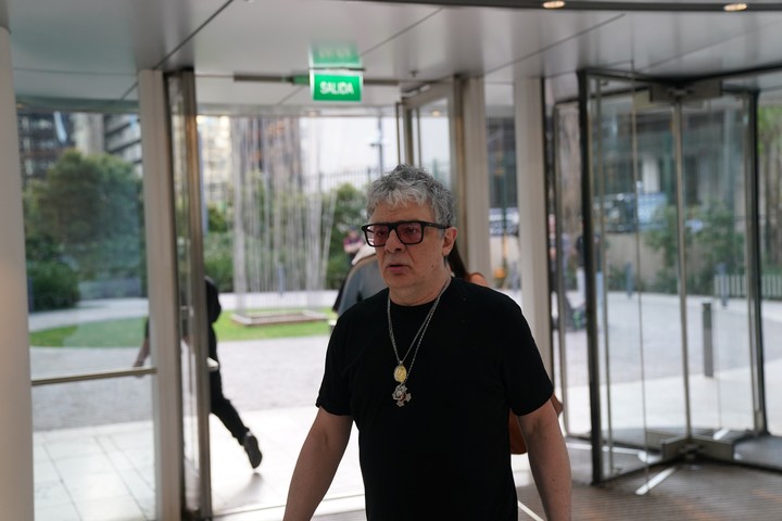 Juanse, uno de los prensentes en la Fundación Maradona. Fotos Emmanuel Fernández 