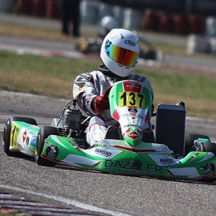 Nicolás Varrone comenzó a competir en karting cuando tenía siete años. Foto: Instagram @nicovarrone1.