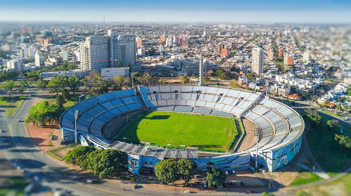 El Estadio Centenario de Montevideo.