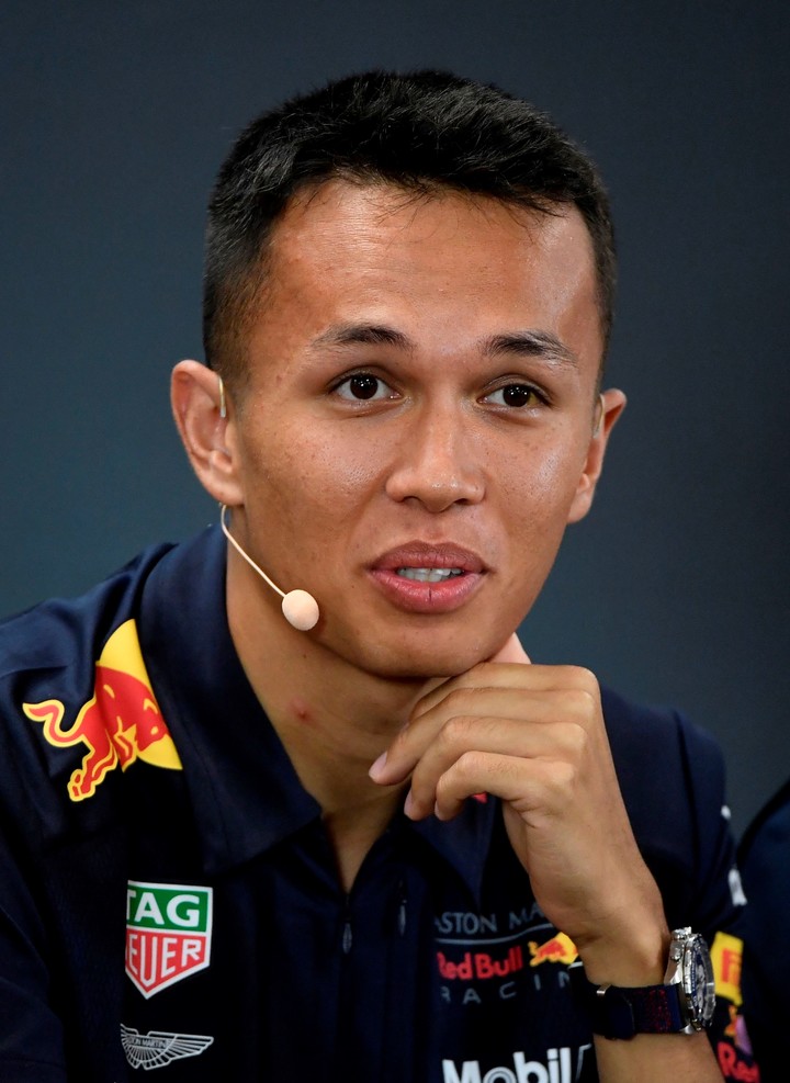 Alexander Albon como piloto de Red Bull en 2019. Foto: JOHN THYS / AFP