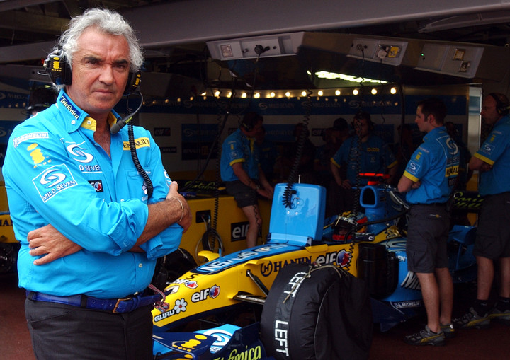 Flavio Briatore, en 2005. Foto: AP / Claude Paris