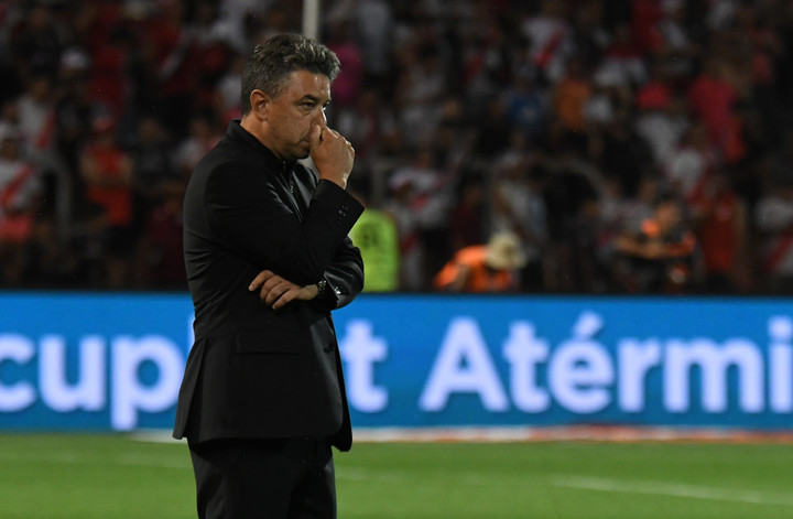 Marcelo Gallardo.Independiente Rivadavia - River.Foto: Ramiro Gomez