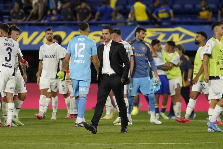 Fernando Gago luego del empate de Boca ante Independiente. (Fernando de la Orden / FTP CLARIN)