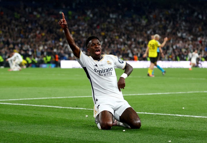 Vinícius ganó todo con Real Madrid pero flaquea en Brasil. Foto:  REUTERS/Carl Recine/File Photo.