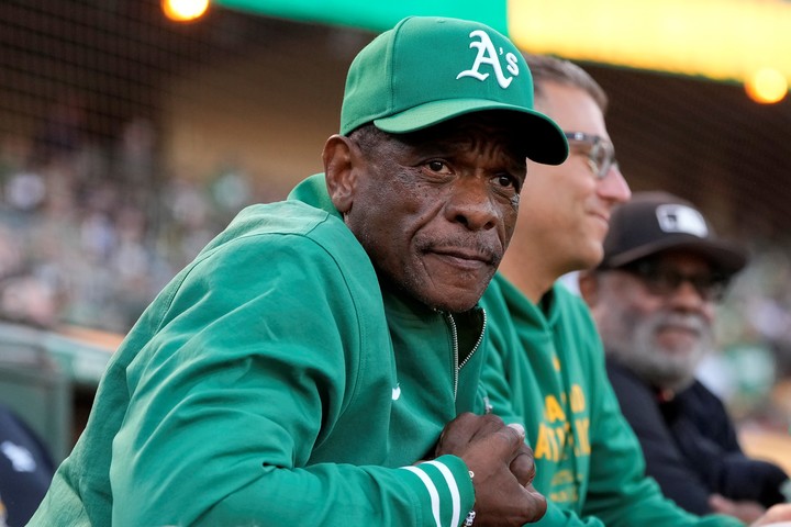 Rickey Henderson, en septiembre pasado. Foto: AP