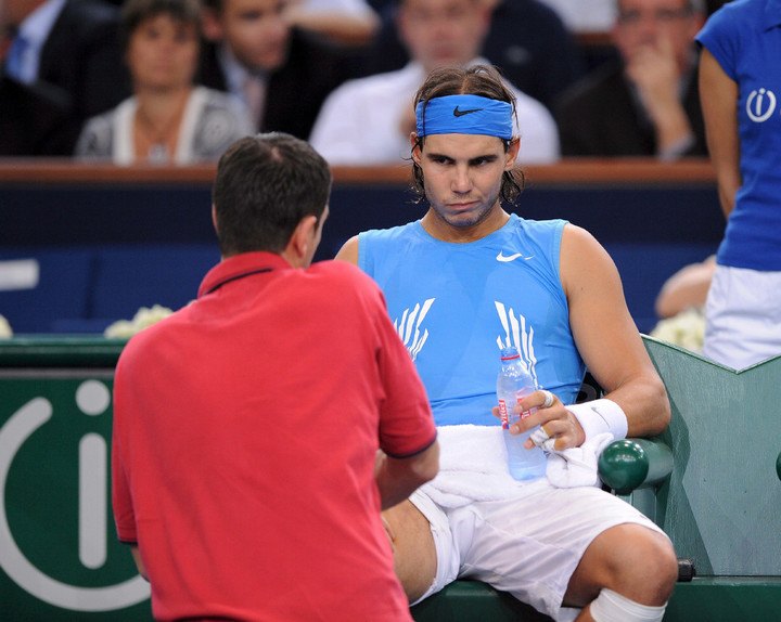 Las lesiones fueron una constante en la carrera de Rafael Nadal. Foto: EFE/Philippe Perusseau