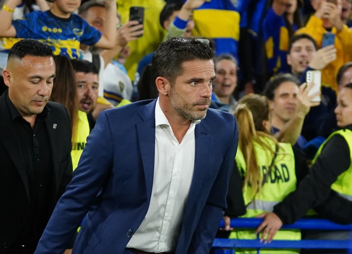 Fernando Gago, entrenador de Boca.
Foto MARCELO CARROLL - FTP CLARIN 