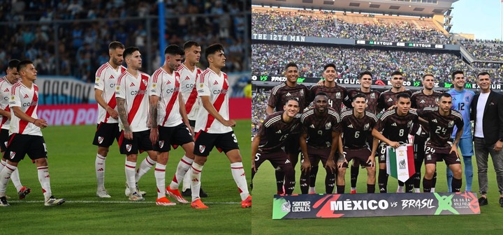 River enfrentará al seleccionado de México.