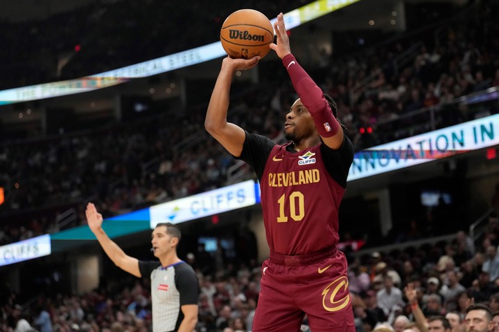 Darius Garland, uno de los pilares de Cleveland Cavaliers. (AP Photo/Sue Ogrocki)