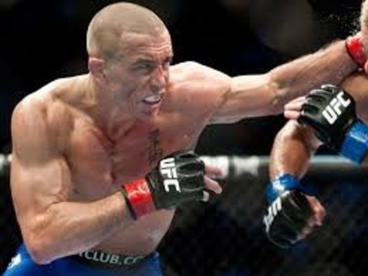 Grandes estrellas de la UFC. El canadiense Georges St-Pierre y toda su fiereza: peso welter y mediano. Se retiró en 2019./ Imagen UFC.