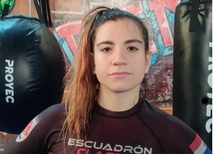 Ailín "Fiona" Pérez, la argentina se enfrenta a la brasileña en la UFC. Foto Instagram.