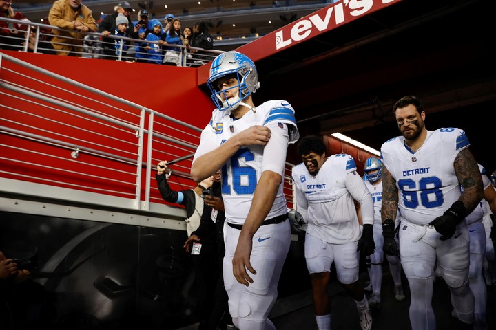 Jared Goff y los Detroit Lions, favoritos en la Conferencia Nacional. Foto: EFE / EPA / JOHN G. MABANGLO.