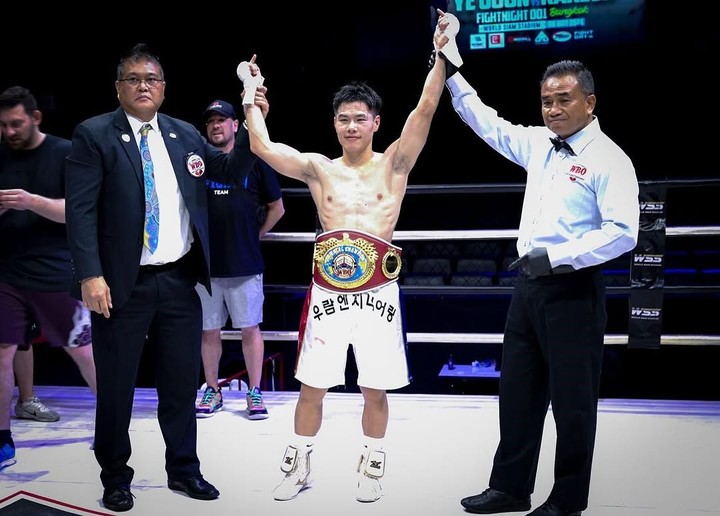 Ye Joon Kim fue campeón oriental supergallo de la Organización Mundial de Boxeo. Foto: Instagram United Fight Team.