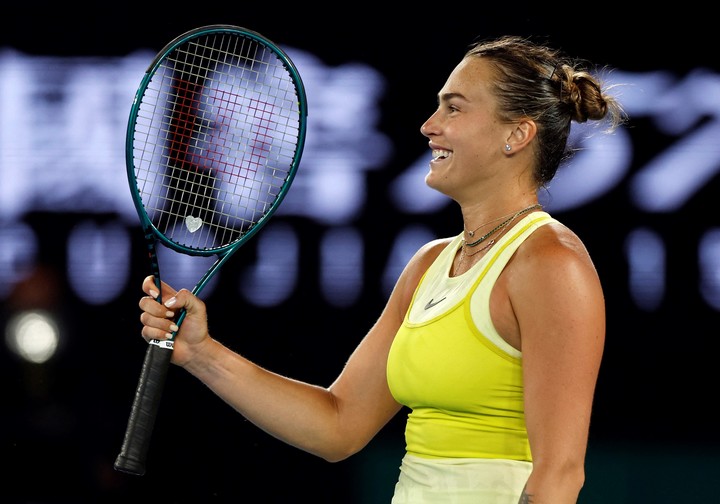 Aryna Sabalenka, favorita para la final. Foto: REUTERS / Francis Mascarenhas.