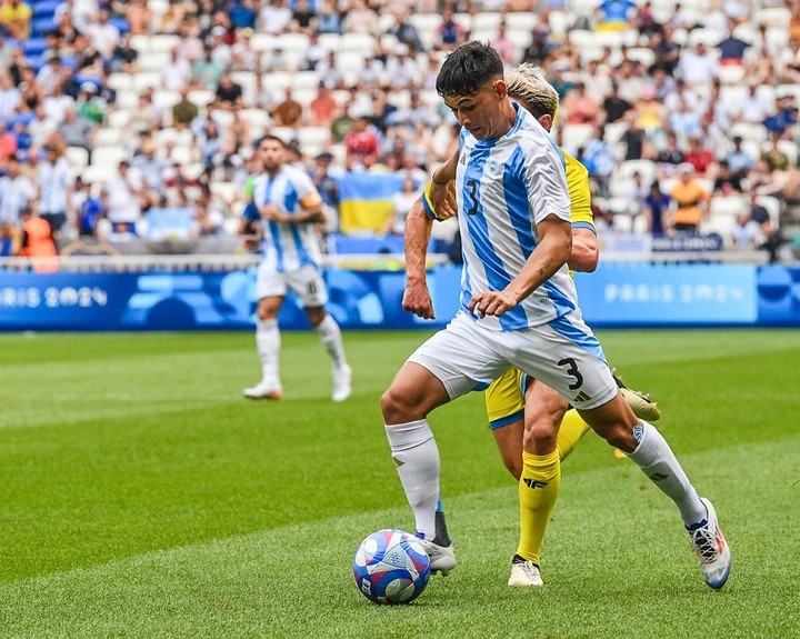 Julio Soler disputó los Juegos Olímpicos París 2024 con el seleccionado Sub-23 y ahora competirá en el Campeonato Sudamericano Sub-20. Foto: Instagram Julio Soler.