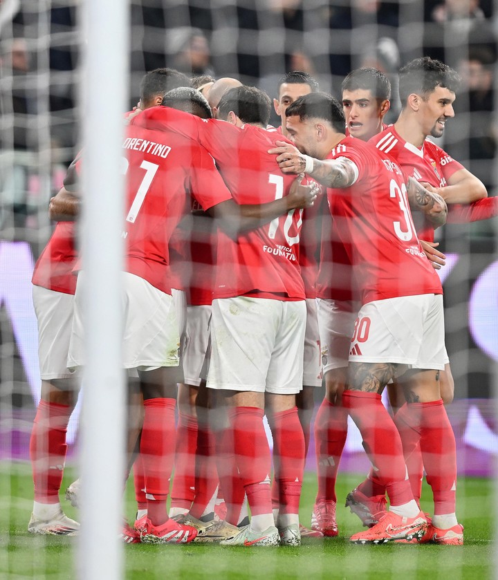 Benfica será rival de Mónaco en los playoffs de la Champions League. Foto: Alessandro Di Marco / ANSA.