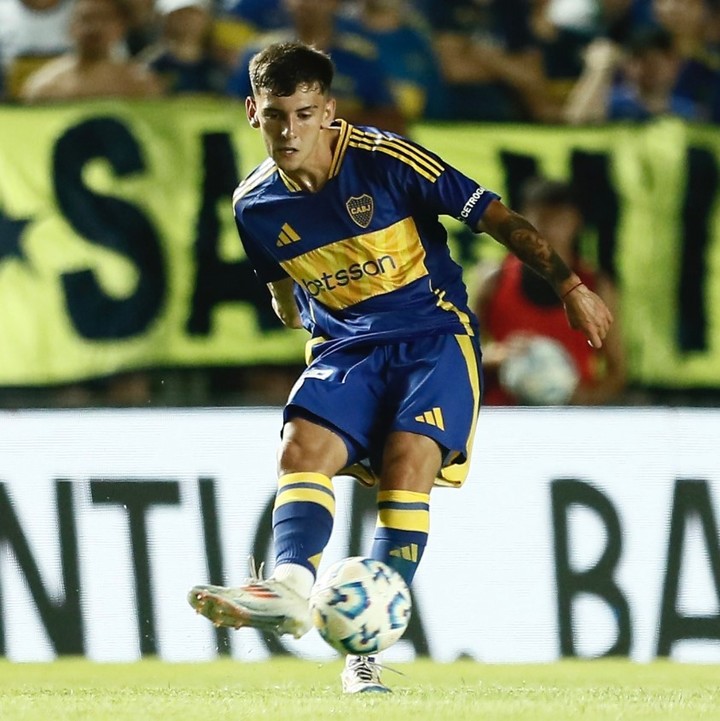 Camilo Rey Domenech, juvenil de Boca que debutó a sus 18 años.