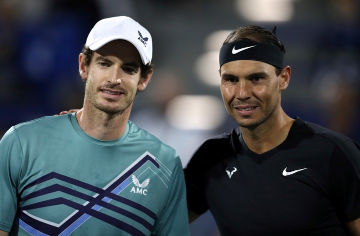 Murray y Nadal se retiraron el año pasado, tras varias temporadas luchando con sus cuerpos para seguir. "Es una desgracia", dijo Bublik. Foto EFE/EPA/ALI HAIDER