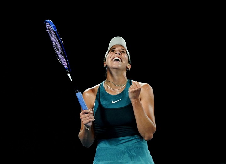 Madison Keys bajó a la polaca Iga Swiatek, número 2 del ranking WTA. Foto: REUTERS / Jaimi Joy.