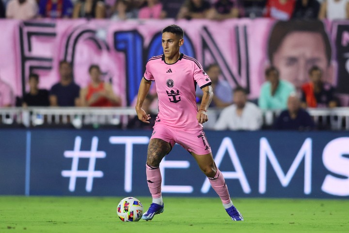 Matías Rojas durante su estadía en Inter Miami de Estados Unidos. (Sam Navarro-USA TODAY Sports)