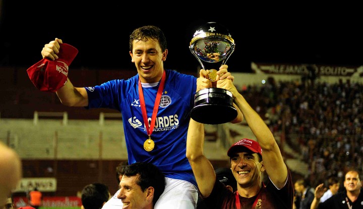 Agustín Marchesín fue campeón de la Copa Sudamericana 2013 con Lanús. Foto: DYN. 