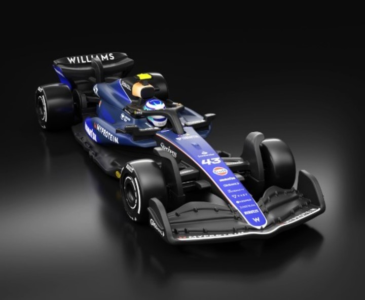 En versión Hot Wheels. La réplica del Williams FW45 de Franco Colapinto, que marcó el regreso de un piloto argentino a la Fórmula 1 después de 23 años.