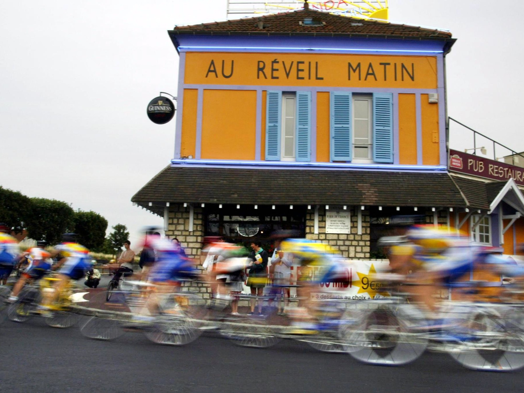 Matin fue el primer punto del Tour de Francia que se inicio en 1903. Foto: AFP/Jean Pierre Muller.