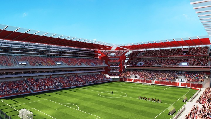 El proyecto de ampliación y remodelación del estadio de Independiente.