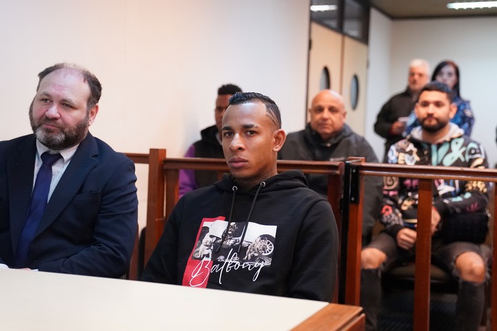 Sebastian Villa durante el juicio. (Foto Maxi Failla)