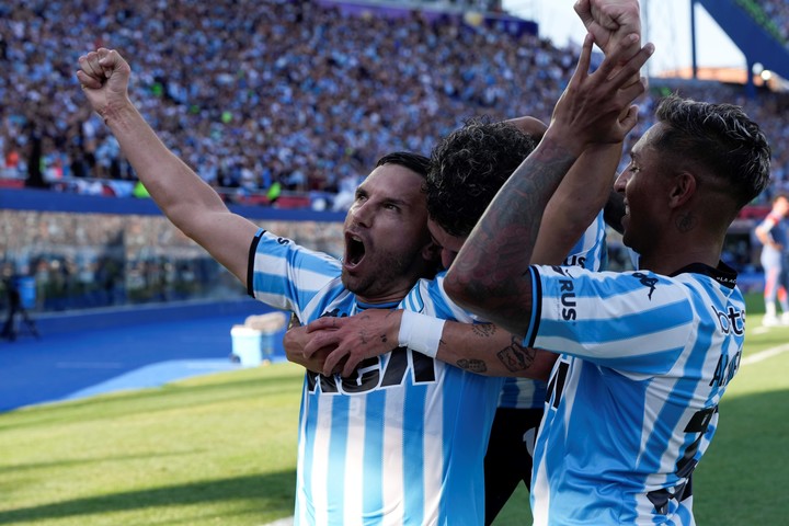 Martínez, la Maravilla de Racing: 34 goles en 53 partidos. 
Foto: EFE