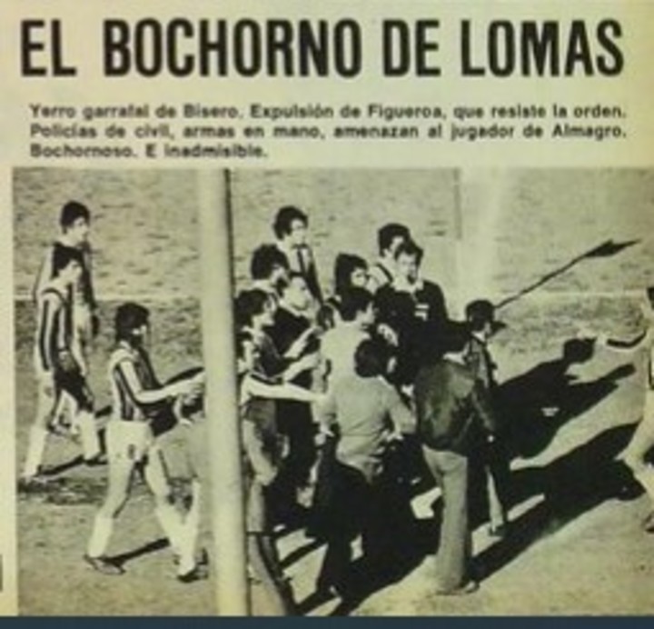 "El bochorno de Lomas", fue título en la tapa de la revista Nuestro Ascenso de 1976, referencia al 3-3 entre Los Andes y Almagro.