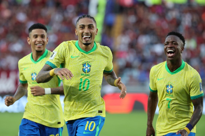 Raphinha, la gran carta de gol de Brasil. Foto: Miguel Gutiérrez / EFE