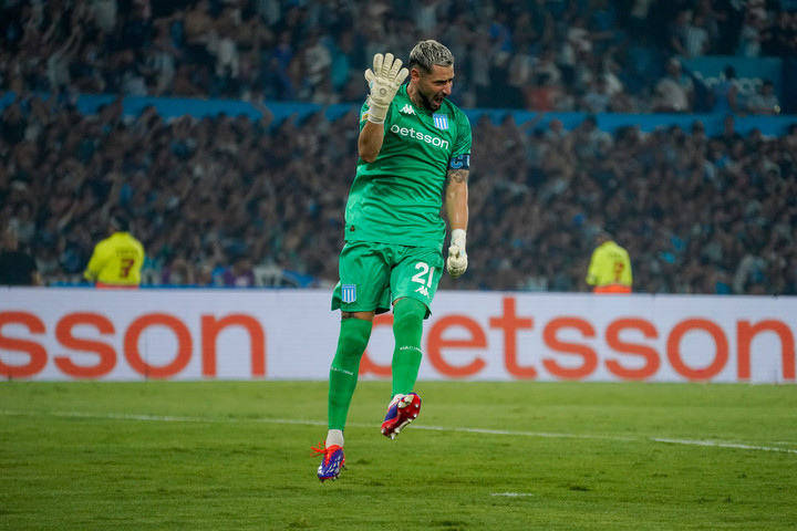 Gabriel Arias lleva siete años en el arco de Racing.