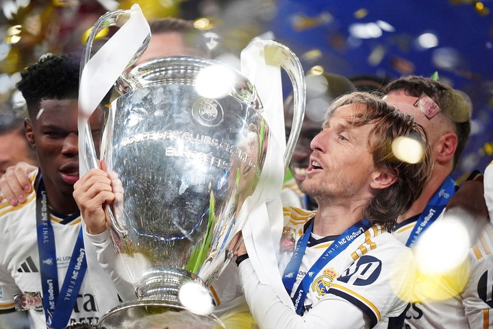 Modric y la Champions en 2024.
(Mike Egerton/PA via AP)