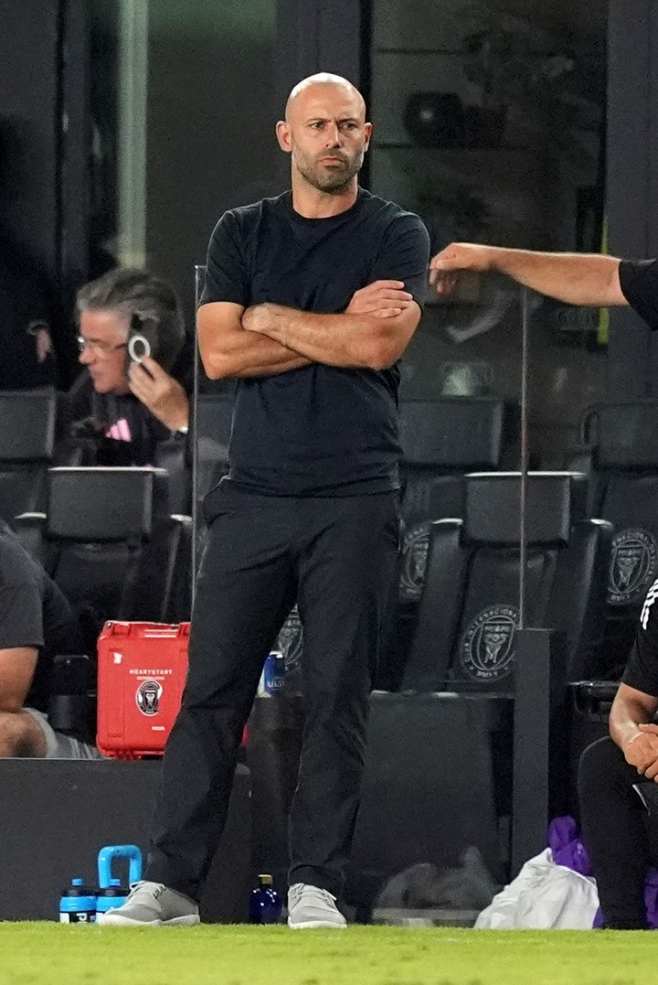 Javier Mascherano, al frente del Inter Miami en el Mundial de Clubes. Foto: AP Photo / Rebecca Blackwell.