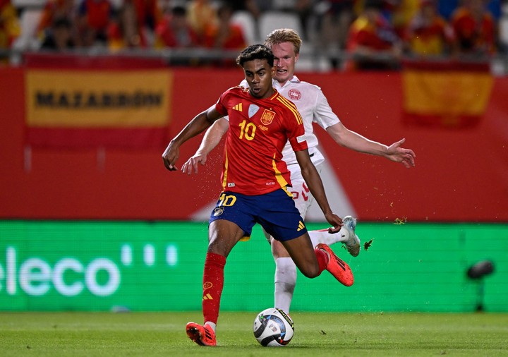 Lamine Yamal, la nueva estrella del seleccionado español. Foto: Pablo Morano / Reuters.