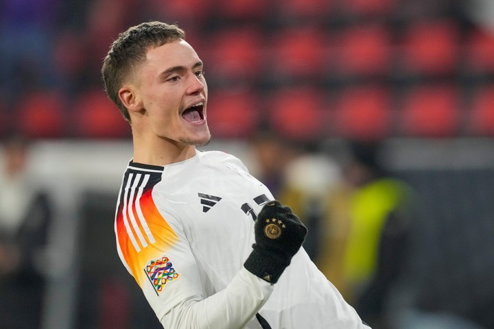 Florian Wirtz disputará el Final Four de la Liga de Naciones tras perderse los partidos de los cuartos de final ante Italia por una lesión. Foto: Michael Probst / AP.
