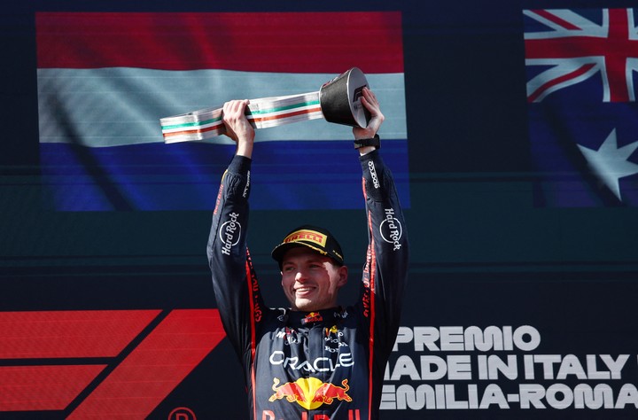 Verstappen será, al menos por ahora, el último ganador en Imola. REUTERS/Jakub Porzycki