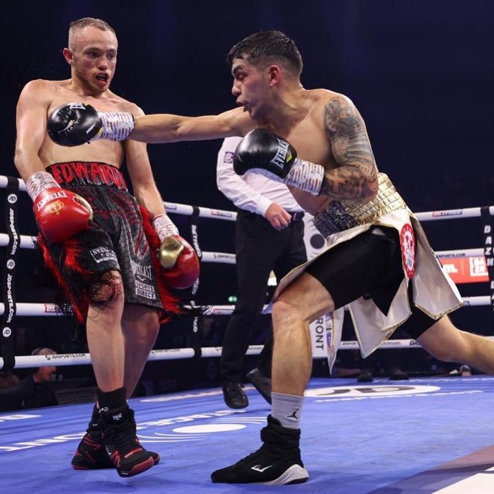 En su primer intento mundialista, Andrés Campos fue vencido por el británico Sunny Edwards.