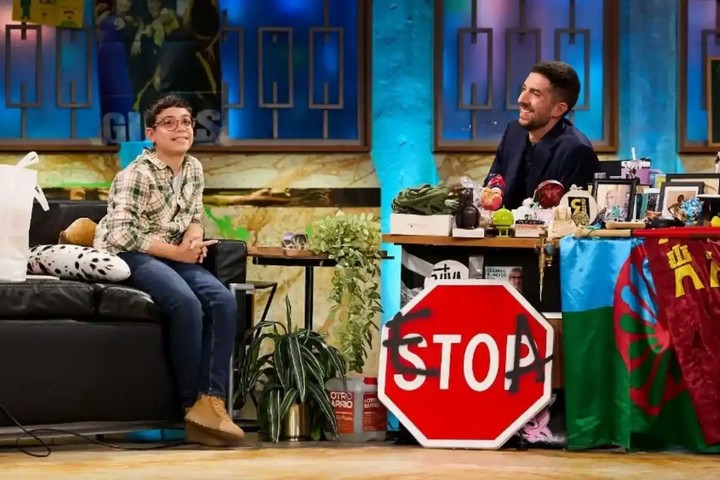Faustino Oro, toda una estrella en la televisión española.