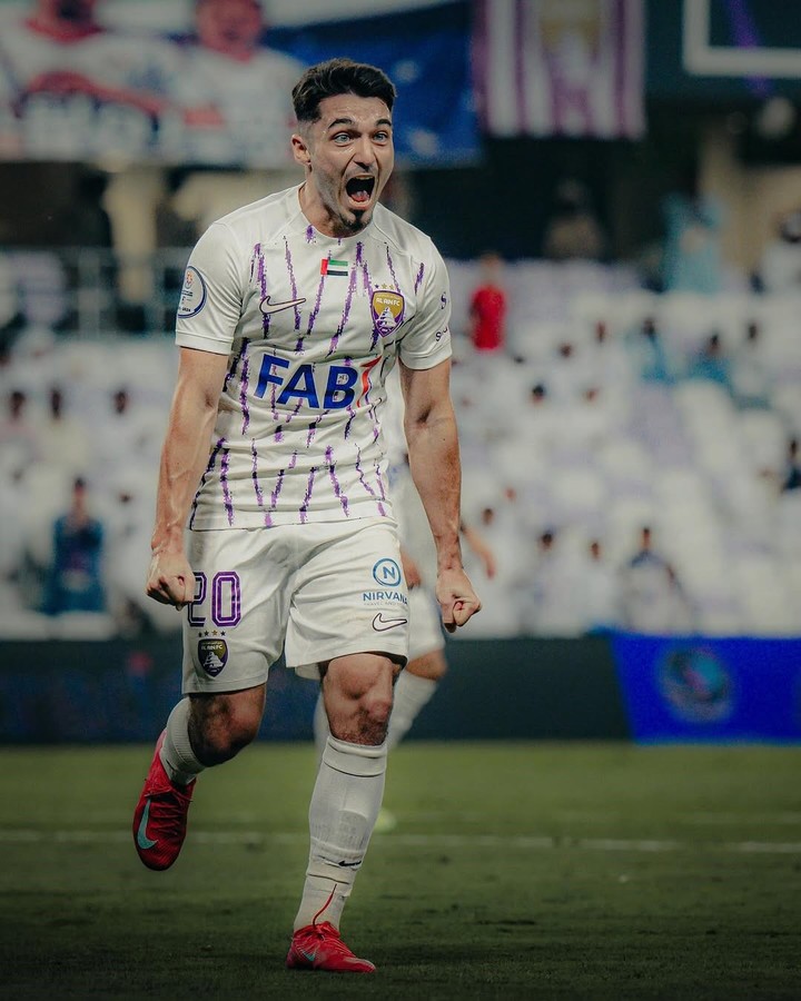 El pampeano Matías Palacios disputará el Mundial de Clubes con el Al Ain emiratí. Foto: Instagram @mati.palacioss.